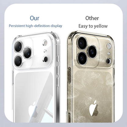 Luxury Transparent Phone Case For iPhone 17 Pro Max Air Soft TPU Silicone Back Cover Clear Case