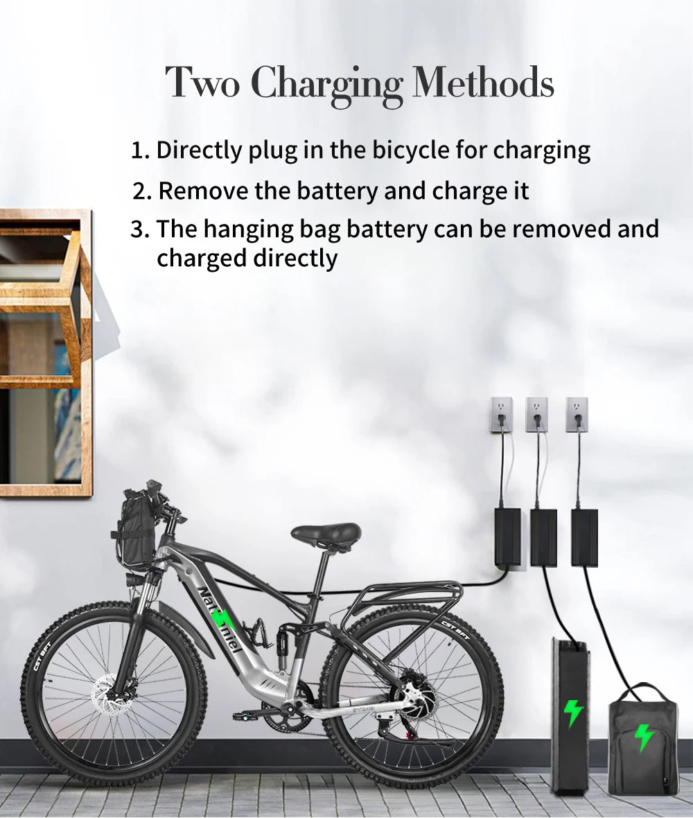 Electric bicycle 1000W 48V 20AH, 27.5“ E-Bike Long Range for Mountain & Road Riding ,electric bike adults,Mountain bikes
