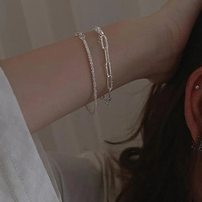 Chain Bracelet Delicate Trendy Fancy Hand Ornament Exquisite Chain Bracelet With Captivating Shine Dazzling Hand Ornament Unique