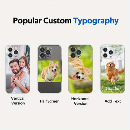 For iPhone 16 16e 15 14 13 12 11 Pro Max Mini SE 2020 2022 XS XR 6 6s 7 8 Plus DIY Photo Customized Soft Case TPU back cover