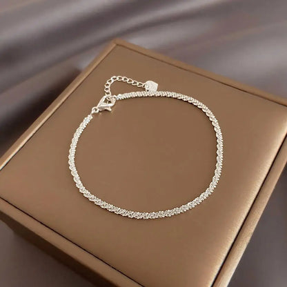 Chain Bracelet Delicate Trendy Fancy Hand Ornament Exquisite Chain Bracelet With Captivating Shine Dazzling Hand Ornament Unique