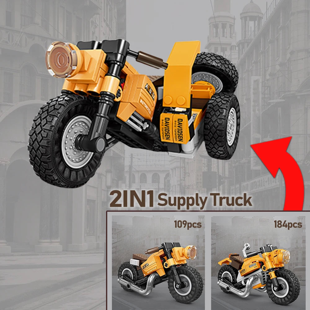 KNEW BUILT Electric Bicycle Scooter Model Mini Building Blocks Adorable & Educational Construction Toys