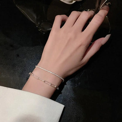 Chain Bracelet Delicate Trendy Fancy Hand Ornament Exquisite Chain Bracelet With Captivating Shine Dazzling Hand Ornament Unique