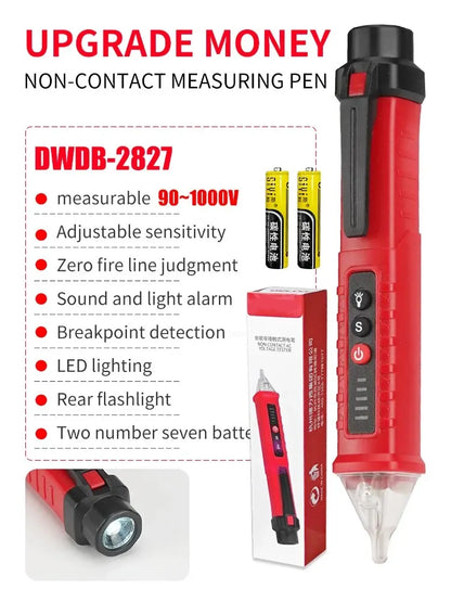 Electric Pen High-Precision Induced Electric Tester Pen Electroprobe Screwdriver Probe Light Voltage Tester Detector Test Pen