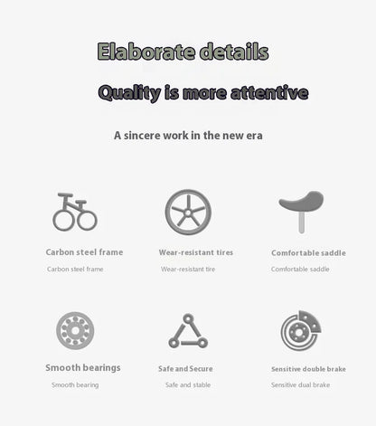 New children's bicycle models for boys and girls, suitable for ages 2-10 and 12-16 inch baby strollers.