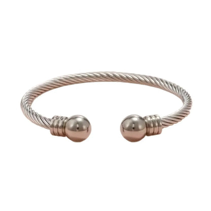 1 fashion bracelet with round balls at both ends, delicate women's bracelet, couple accessory