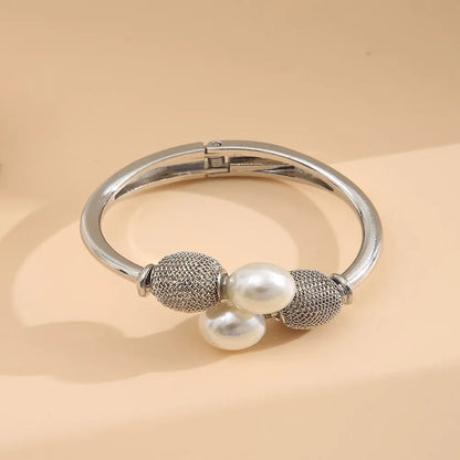 Bracelet Adjustable New Style Creative Simple Temperament Lady Pearl Spherical Geometry Atmosphere Lady Jewelry