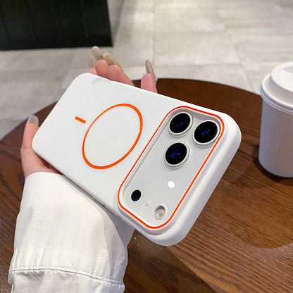 For Magsafe Magnetic Wireless Charging Luxury Solid Color Matte TPU Bumper Phone Case For iPhone 17 Pro Max/17/17 Pro Air Cover