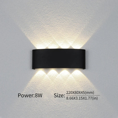 LED Wall Lamp Outdoor Waterproof IP66 Interior Wall Light 2W 4W 6W 8W 10W minimalist creative bedroom bedside lamp