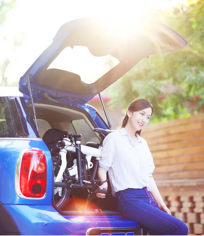 Qicycle 16inch Electric Fold bicycle Mini ebike EF1 electric assist bike Smart Ultra-light Aluminum Alloy Folding Electric Bike