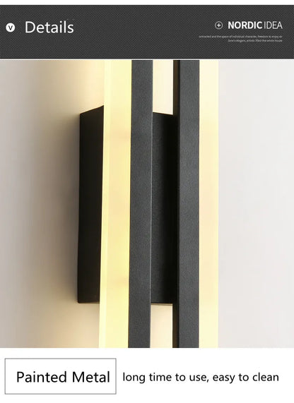 LED Bedroom Wall Lamp Wall Sconces Copper Line Pipe Acrylic Lampshade Indoor Lighting for Living Room Corridor Light Fixture