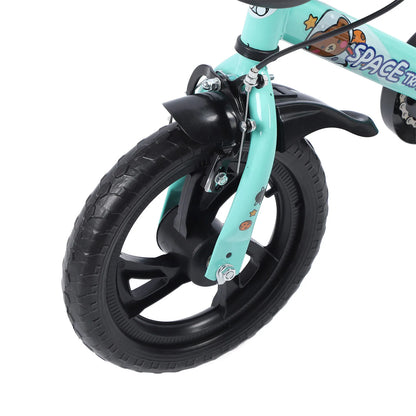 12" Kids Bike with Training Wheels for 2-6 Years Old, High Carbon Steel Frame Adjustable Seat & Handlebars