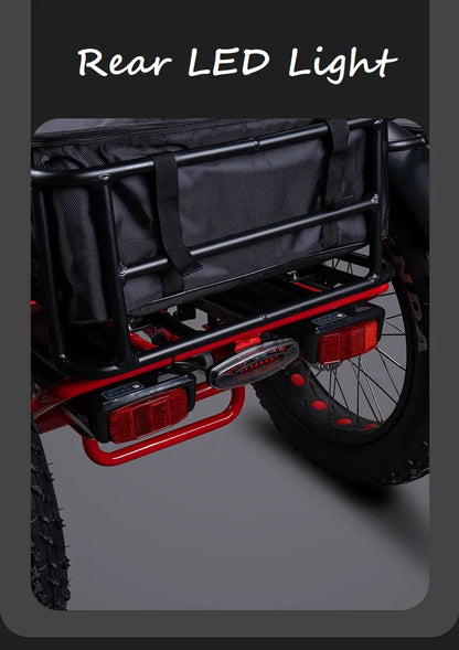 Folding Electric Trike 20'' Fat Tire For Adults 350W Ebike Motorized Electric Three Wheels Bicycle Basket Electric Tricycle