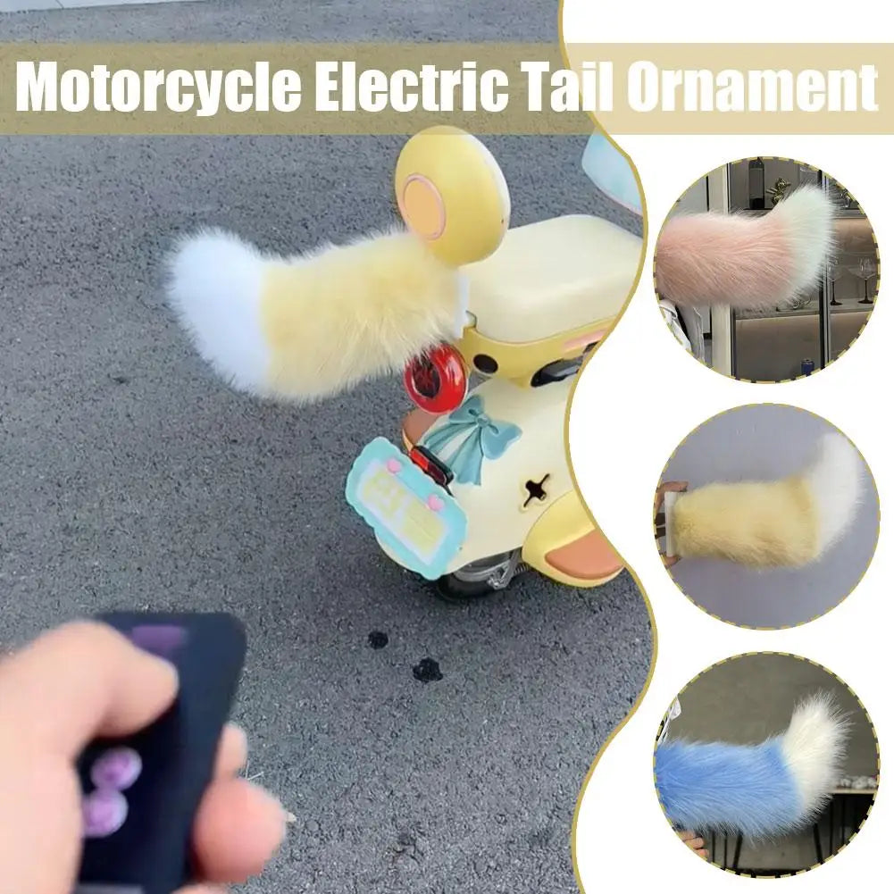 Electric Tail Sound-Activated Remote Control Motorcycle Electric Vehicle New Energy Universal Motorcycle Trendy Swinging Rear