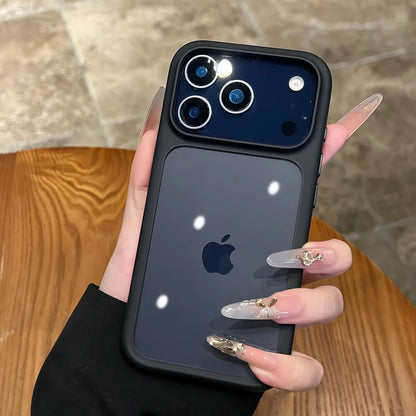 Intelligent Camera Touch Button Crystal Clear Phone Case for iPhone 17 Pro Max 17 Pro 17 Air Transparent Shockproof Cover Funda