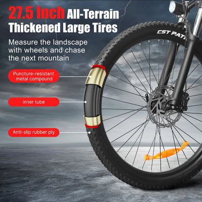 HX Q5 2000W Ebike Adult Electric Mountain Bicycle 27.5*2.25 Inch Electric Bike 57km/h Removable Battery Moped E Bikes Road Bike