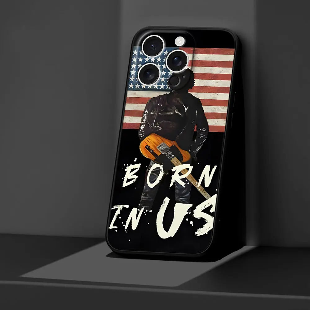 Singer B-Bruce S-Springsteen Case for iPhone 16 11 15 16e 14 12 Mini 13 Pro Max X XS XR 7 8 6 6s Plus 5 5s SE TPU Phone Cover