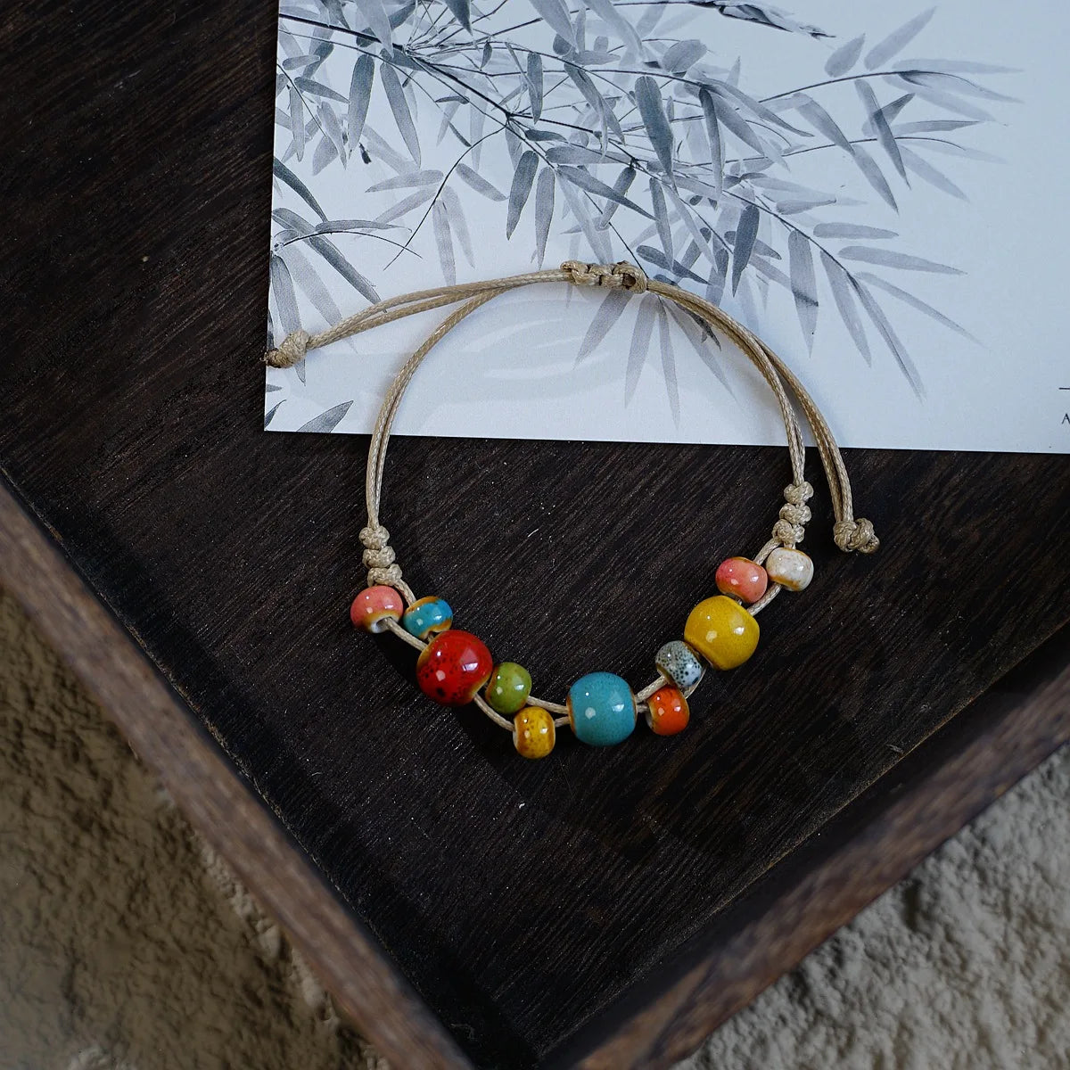 Ceramic Bracelet with Long Lasting Colors Stylish Beaded Wristband for Everyday Wear Party Travel Bracelets Pulseras Бижутерия