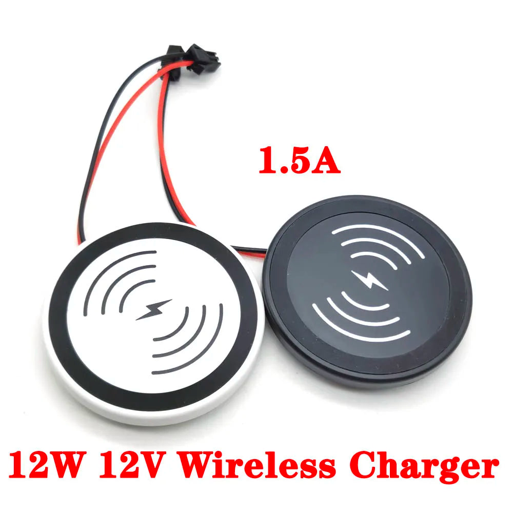 1.5A 12W Wireless Charger Stand Pad Mobile Phone Fast Charging Station for Desk Lamp Wall Lamp Circuit Phone Android Universal