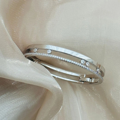 Luxury Jewelry 925 Sterling Silver Bracelet for Women and Men. Exquisite Party Jewelry, Anniversary Gifts for Couples