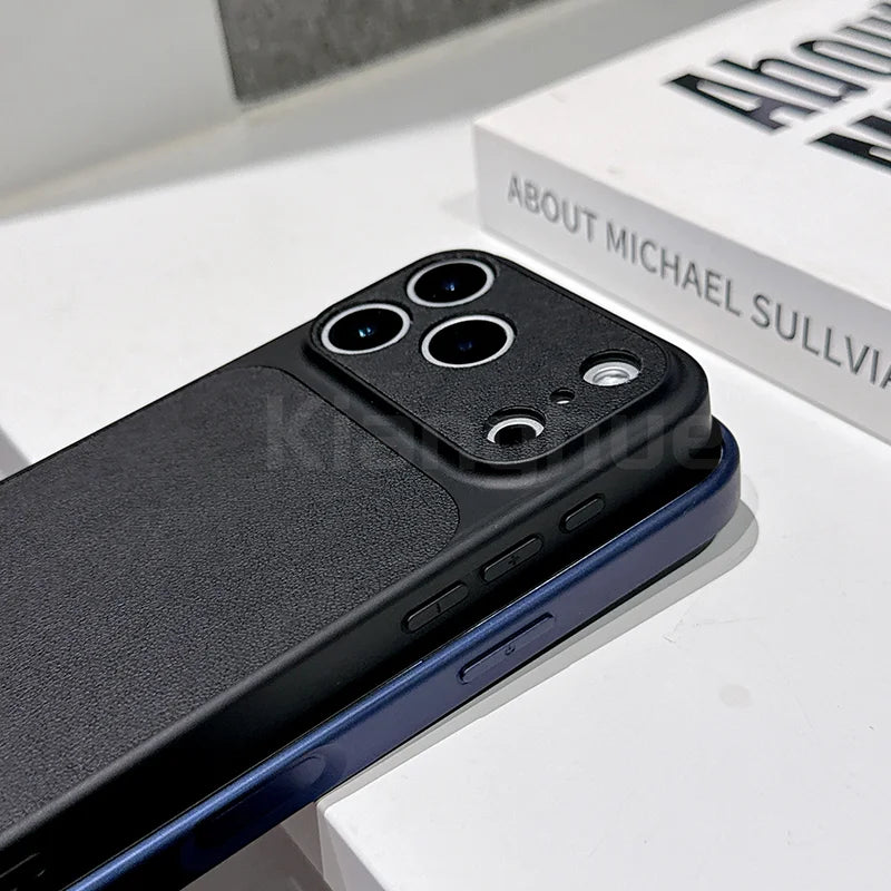 leather texture Luxury Case For iPhone 17 Air 17 17 Pro 17 Pro colorful Max Matte Soft Shell Ultra Thin Cover ﻿ ﻿