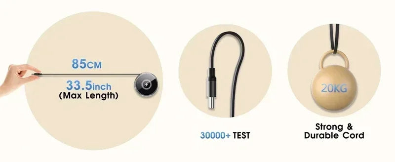 3-in-1 Wireless Charger Zinc Alloy Portable Wireless Charger Retractable Cable Magnetic Wireless Charger Wireless Charger Stand