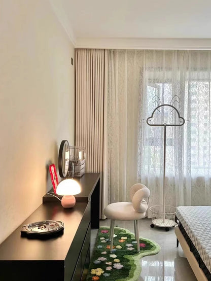 A pink/orange/red/white/beige USB socket decorative table lamp for room light decorative lamp, night light, desk light.