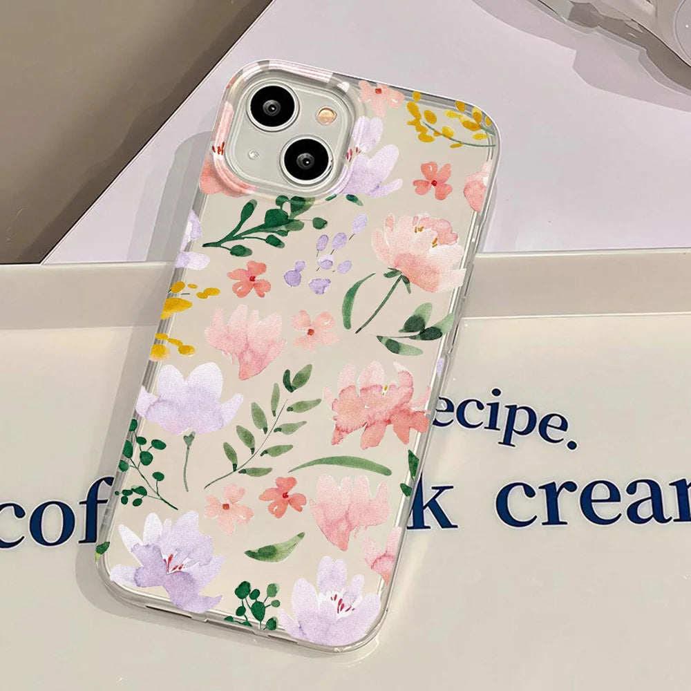 Transparent Matte Cases For iPhone 17 Case iPhone 16 Pro Max 17 Air 15 14 12 11 13 Pro Fundas Shockproof Cover Soft Phone Bumper