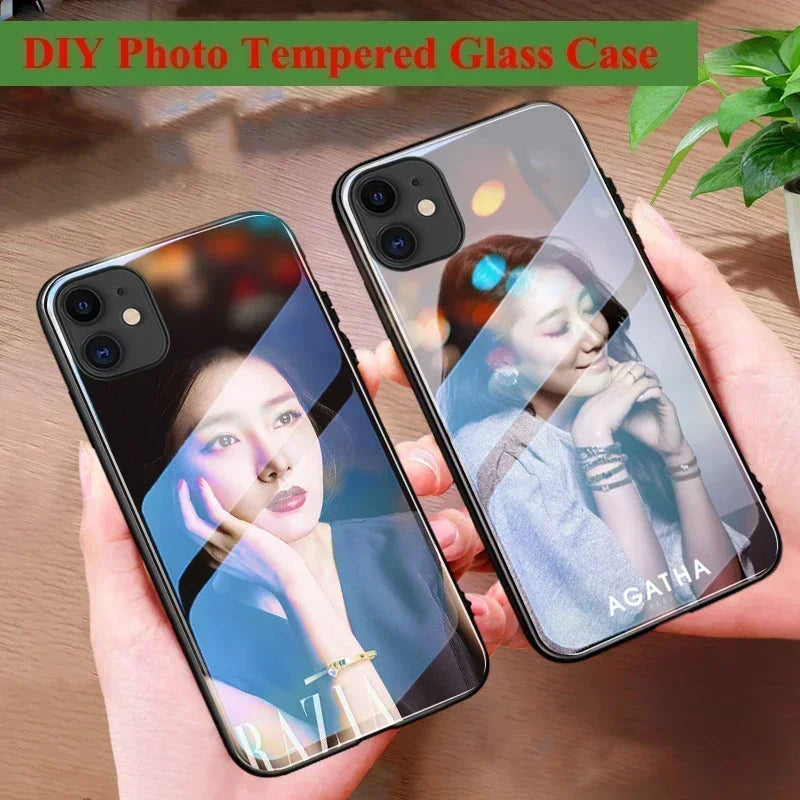 Custom Matte Case for iPhone 17 Air 16 15 14 13 12 11 Pro Max Mini SE XS XR Plus DIY Personalized Photo Picture Soft Cover Funda