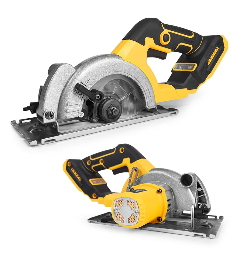 Electric Goddess 5in Brushless Electric Circular Saw ﻿For Dewalt 20V Battery ﻿Cordless 1000W Handheld Woodwork Saw Power Tool ﻿