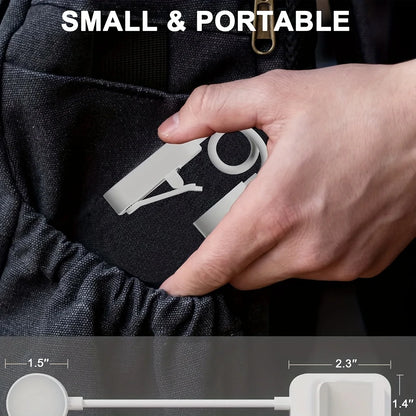 Folding Mini Clip Book Lamp USB Rechargeable LED Night Light 3 Modes Eye Protection Stepless Dimmable Flexible Bedroom Reading