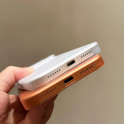 0.3mm Ultra Thin Case For iPhone 17 Pro Max 17Air Matte Transparent Back Cover Shell For iPhone17 Air 17Pro ProMax Slim Orange