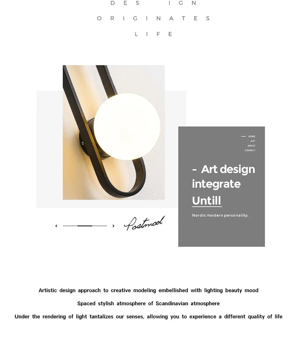 LED Wall Lamp For Luxury Living Room Bedroom Bedside Corridor Aisle Light Hotels Background Home Decorative Wall Sconce 12W