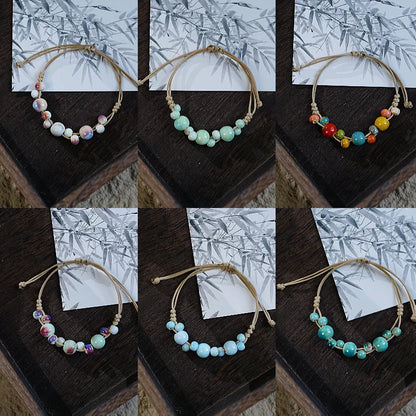 Ceramic Bracelet with Long Lasting Colors Stylish Beaded Wristband for Everyday Wear Party Travel Bracelets Pulseras Бижутерия
