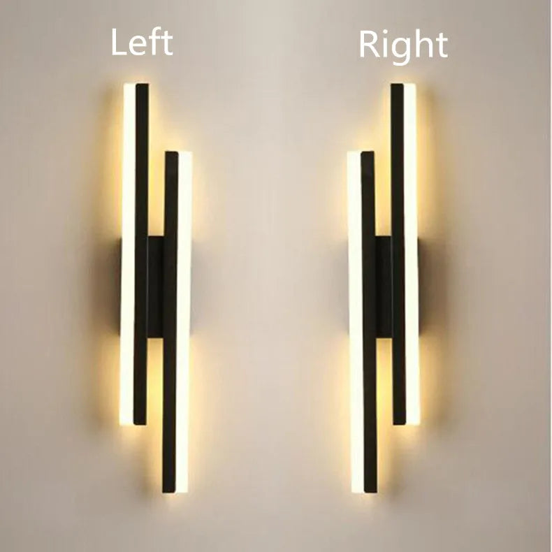 LED Bedroom Wall Lamp Wall Sconces Copper Line Pipe Acrylic Lampshade Indoor Lighting for Living Room Corridor Light Fixture