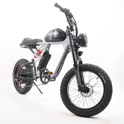 Electric Retro Motorcycle with Soft Tail, High Power Motor, Off-Road Motorbike, Off-road Bicycle, 20 Super Ebike, 48V, 1500W