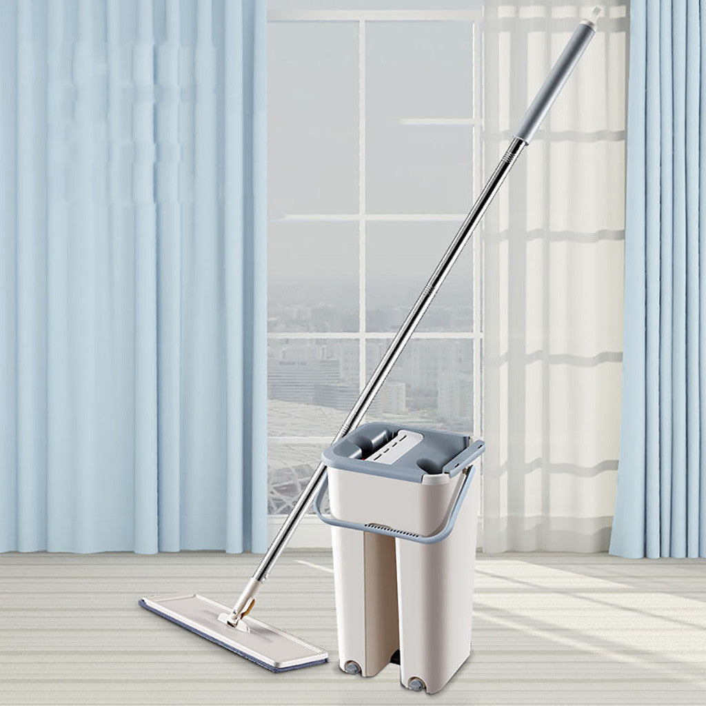 Flat Squeeze Magic Automatic Mop And Bucket