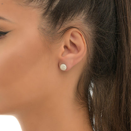 Tiny Sea Urchin Stud Earrings: Minimalist Ocean-Inspired Silver